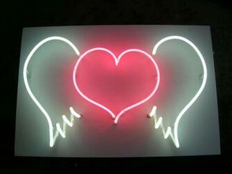Neonneon Neon Love Heart With Wings