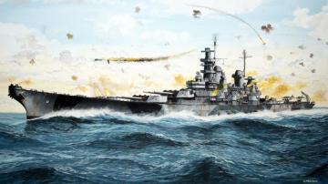 Uss Iowa Bb HD Wallpaper Background Image