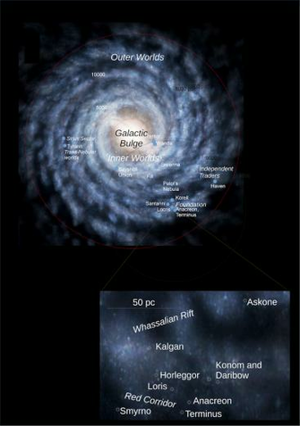 The Galaxy Of Trantor Universe And Environment Terminus