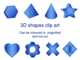 3d Shapes Desktop Background