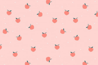 Peach Cute Desktop Wallpaper