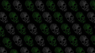 Wallpaper Id Skull Black Green Watch Dedsec