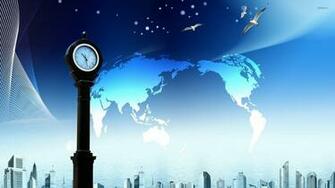Clock Wallpaper Artistic