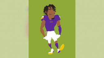 Justin Jefferson Caricature