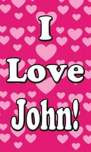 Bigger I Love John Live Wallpaper For Android Screenshot
