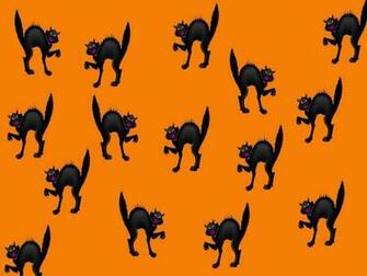 Halloween Black Cat Wallpaper