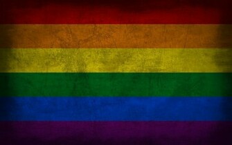 Lgbt Rainbow Grunge Flag By Elthalen