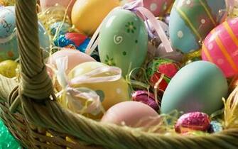 Easter Basket HD Wallpaper High Quality
