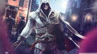 Assassin Assassins Creed Ezio Auditore Da Firenze Wallpaper Background