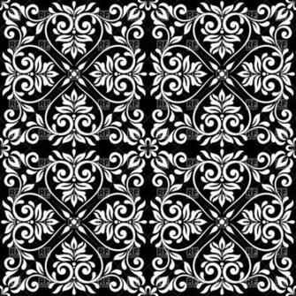 Black And White Seamless Vintage Pattern Ornamental Classic