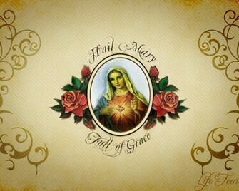 Mary Wallpaper Mother Blessed