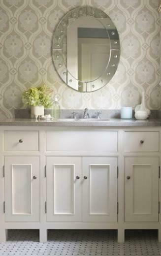 Kelsey M Design Wallpaper Wednesday Bathrooms