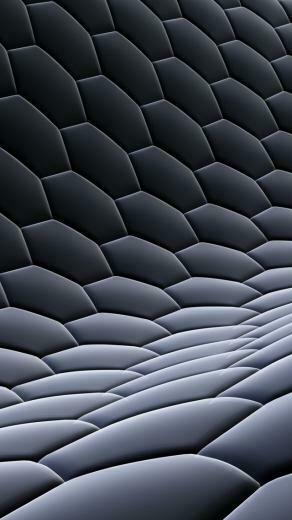 3d Dark Hexagons Wallpaper iPhone