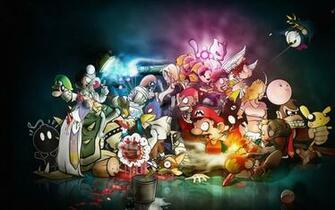 Wallpaper Nintendo Pokemon Link Mewtwo