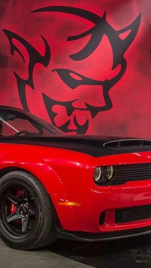 Dodge Demon iPhone Wallpaper iPhonewallpaper