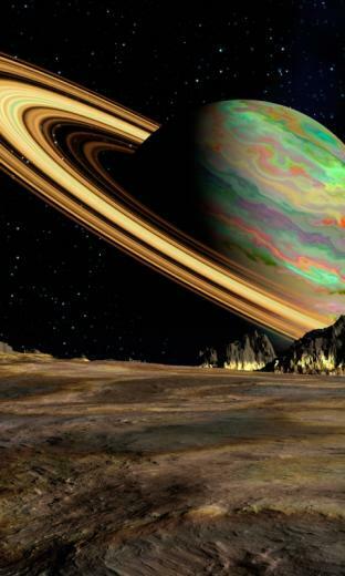 Wallpaper Planet Saturn Space Ring