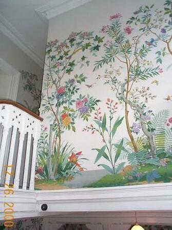 Zuber Et Cie Hand Blocked Scenic Wallpaper Chinoiserie Design