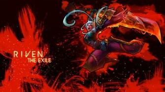 Riven Dragonblade Paint Splatter Wallpaper By Spectrum Bolt On