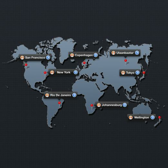 iPad Wallpaper World Map