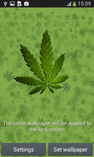 Marihuana 3d Live Wallpaper Android Apps On Google Play