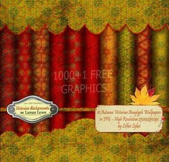 Graphics Autumn Victorian Anaglyph Wallpaper In Jpg