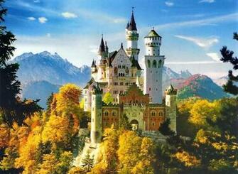 High Resolution Mountain Castle Desktop Laptop Ed In