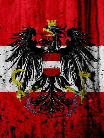 Wallpaper Austrian Flag 4k Grunge Of