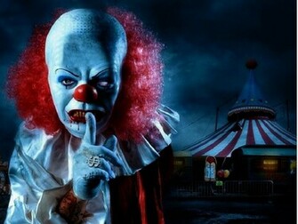 Evil Clown Wallpaper