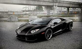 Black Lamborghini Aventador Wallpaper