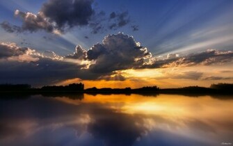 Wallpaper With Beautiful Sunset HD Desktop