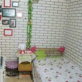 Brick White Wall Bricklike Culture Wallpaper