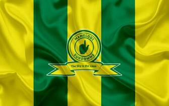 Wallpaper Mamelodi Sundowns Fc 4k Logo Green Yellow