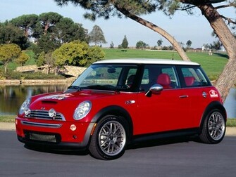 Hq Hot Red Mini Cooper Wallpaper