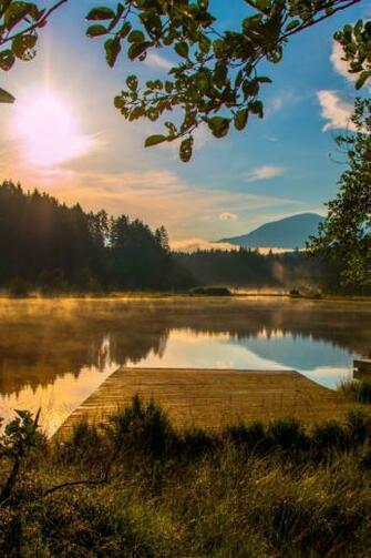 Sun Rise Carinthia Austria Egelsee Mobile Wallpaper Mobiles Wall