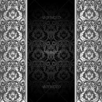 Black And Silver Background Background Decorative