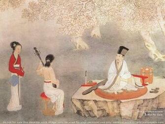 Ancient Chinese Painting Art Print Wallpaper