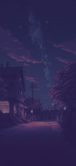 Milky Way Anime Aesthetic Background Wallpaper