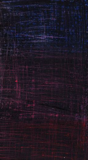 Blue Purple And Red Abstract Gouache Chalk Pastels