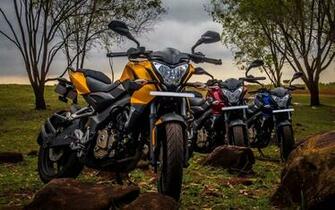 Colorful Pulsar Ns Motorcycles Widescreen Full HD