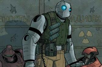 Comic Wallpaper Atomic Robo