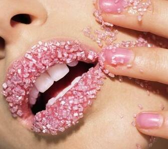 Diomand Lips Pink Special Mouth Woman People
