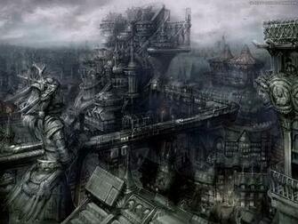 Goth City Dark Gothic Wallpaper