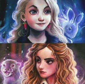 Oh My Goodness I Have Seen The Drawing Of Luna And Her Patronus