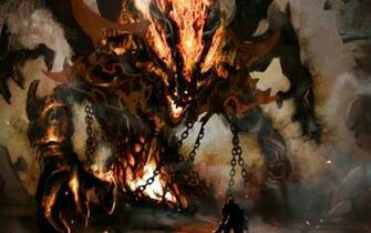 Fighting Warrior Dark Cool Diablo Art Rpg Action HD