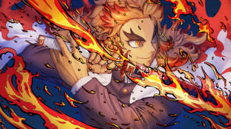 Kyojuro Rengoku Demon Slayer 4k Phone iPhone Wallpaper 6061c