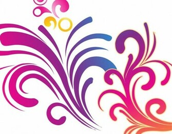 Name Colorful Swirls Background