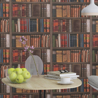 Bookshelf Wallpaper