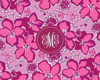 Monogram Sigma Kappa Lilly Pulitzer Desktop iPhone Wallpaper