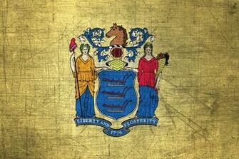 New Jerseyan Flag Metal Of Jersey It For
