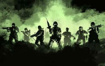 Wallpaper Soldier Gun Smoke Respirator Gas Mask Desktop